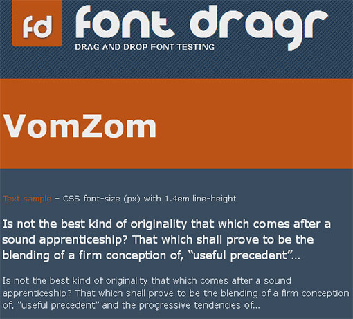 font-drag